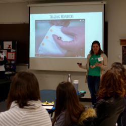 Robin Wellman and Jen Bartin (Keysor Elementary) present Monarch Madness.